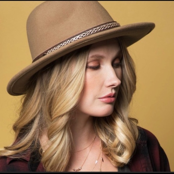 LAST ONE ☝️ Bohemian-Western Style Panama Hat—CAMEL main image 4